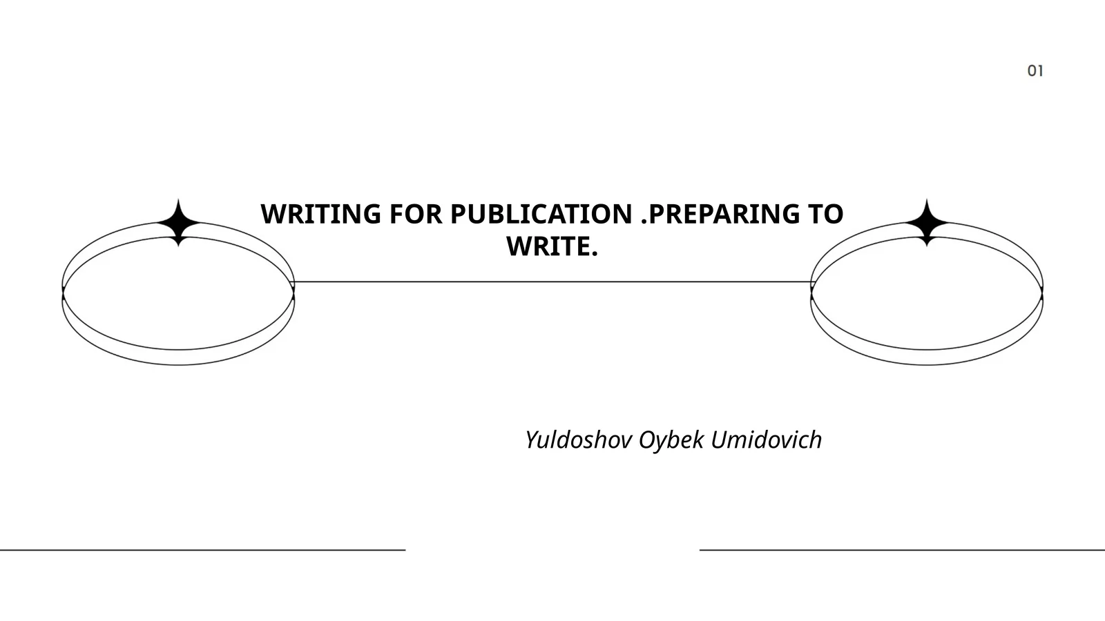 WRITING FOR PUBLICATION.PREPARING TO WRITE
