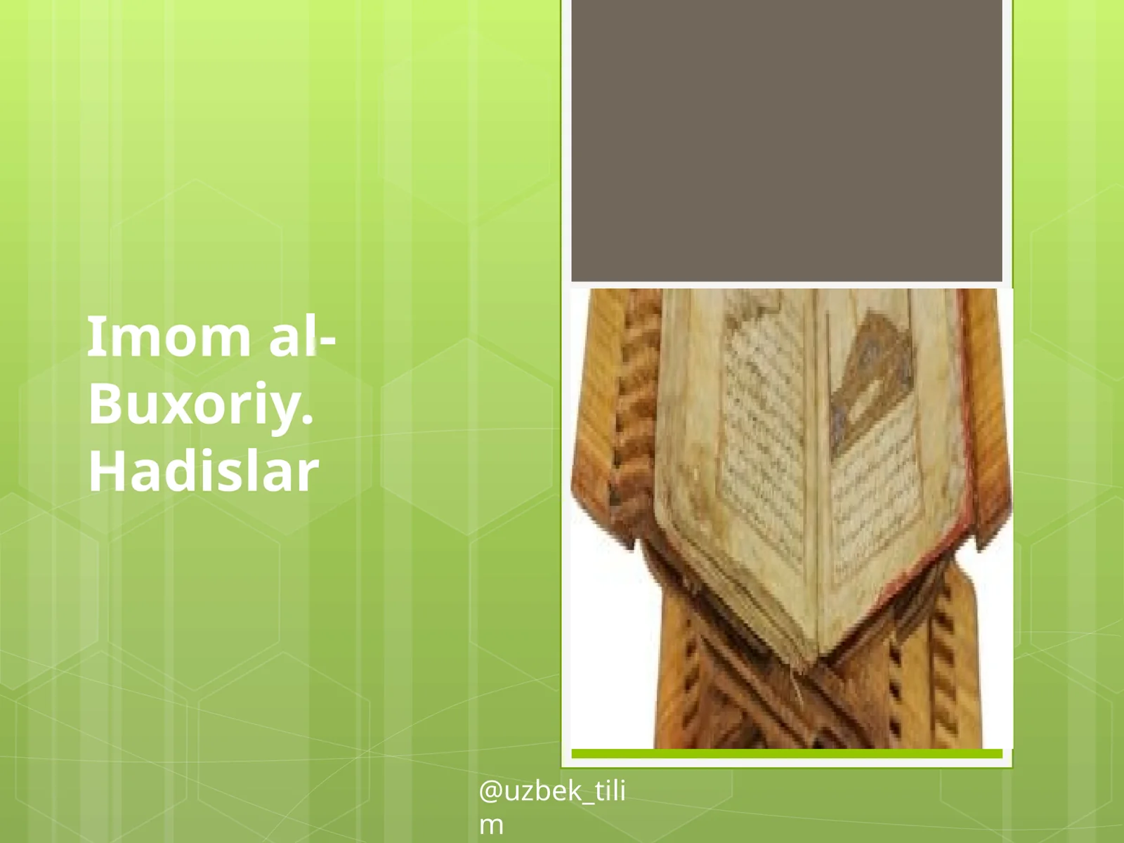 Imomal-Buxoriy.Hadislar