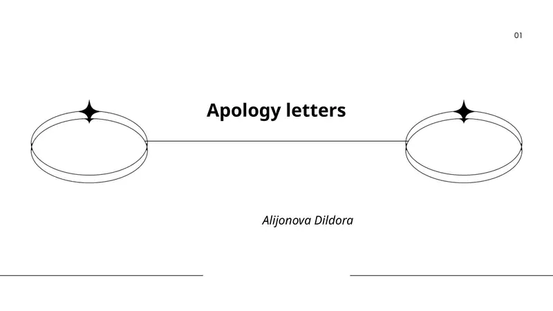 Apology letters