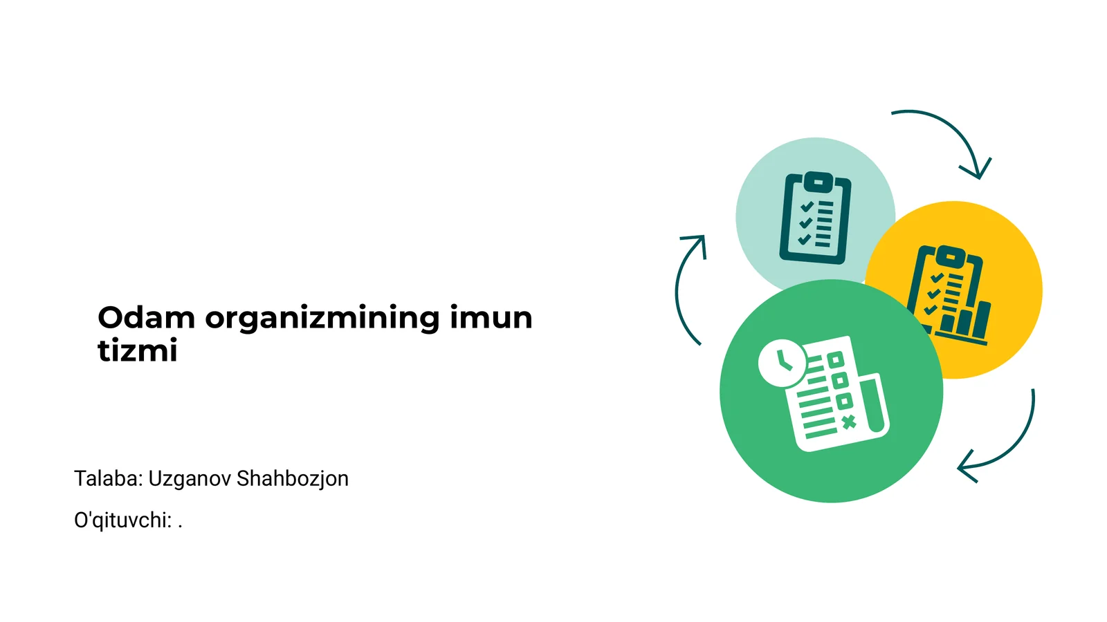 Imun tizimiga umumiy kirish