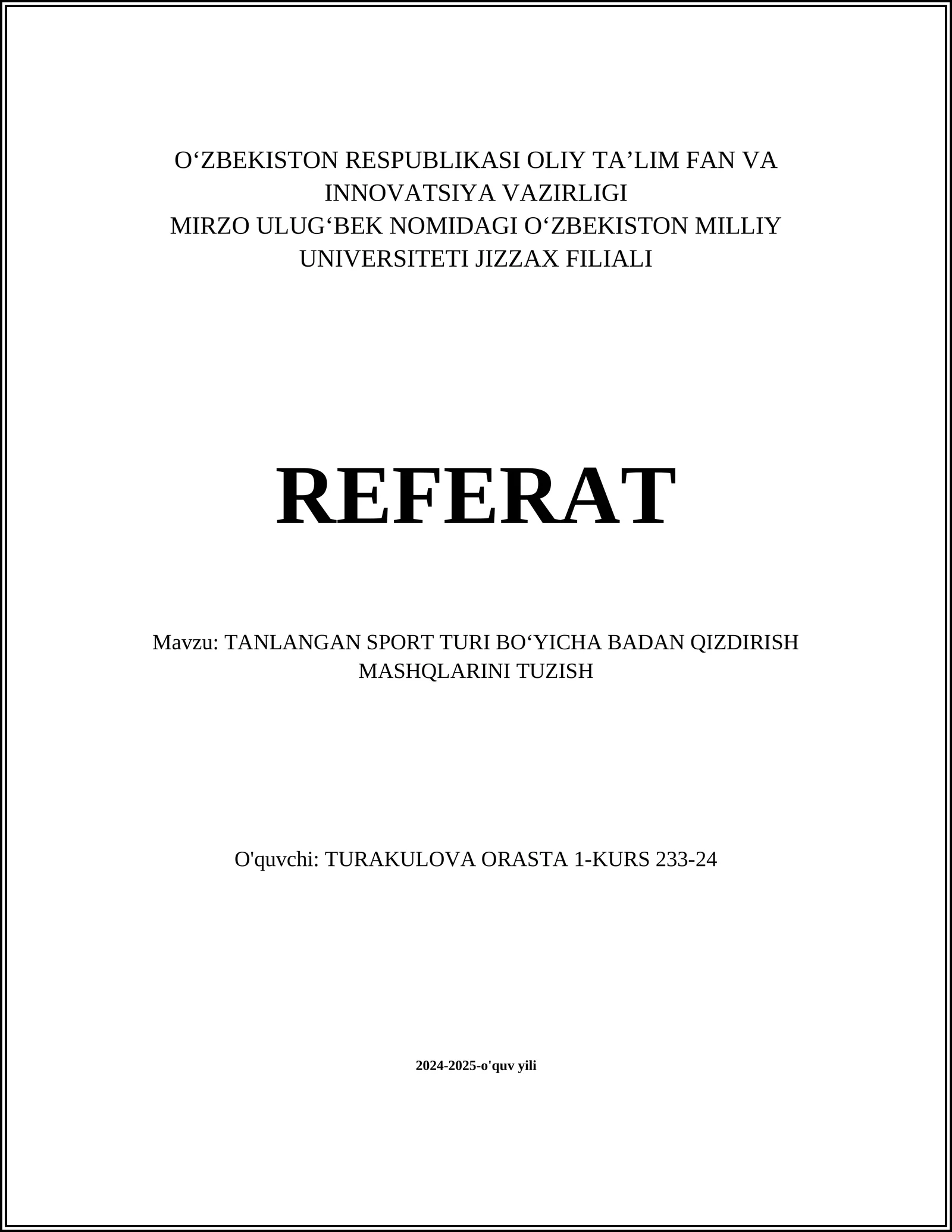 Genel Qizdirish Mashqlari