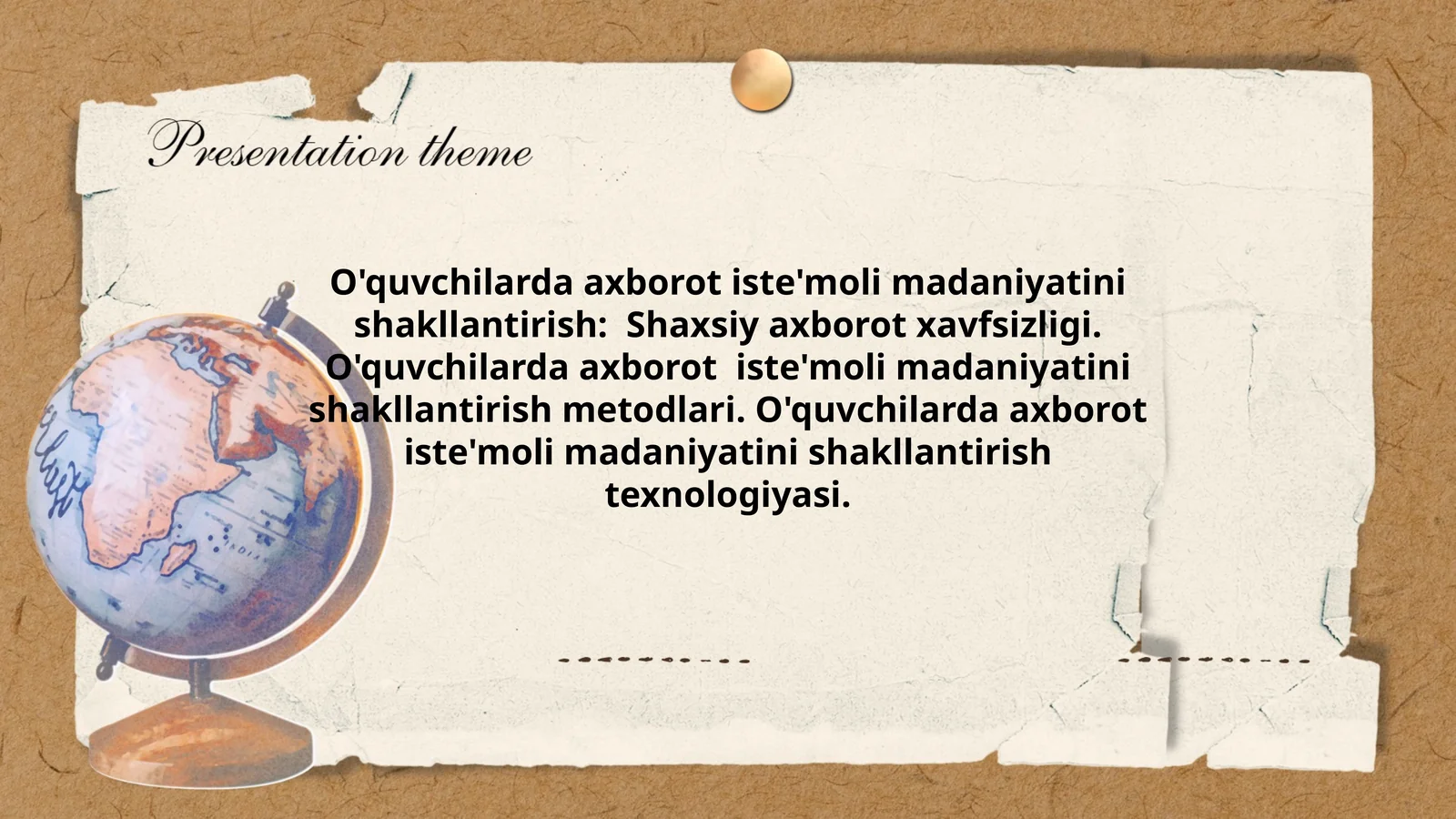 O'quvchilarda axborot iste'moli madaniyatini shakllantirish
