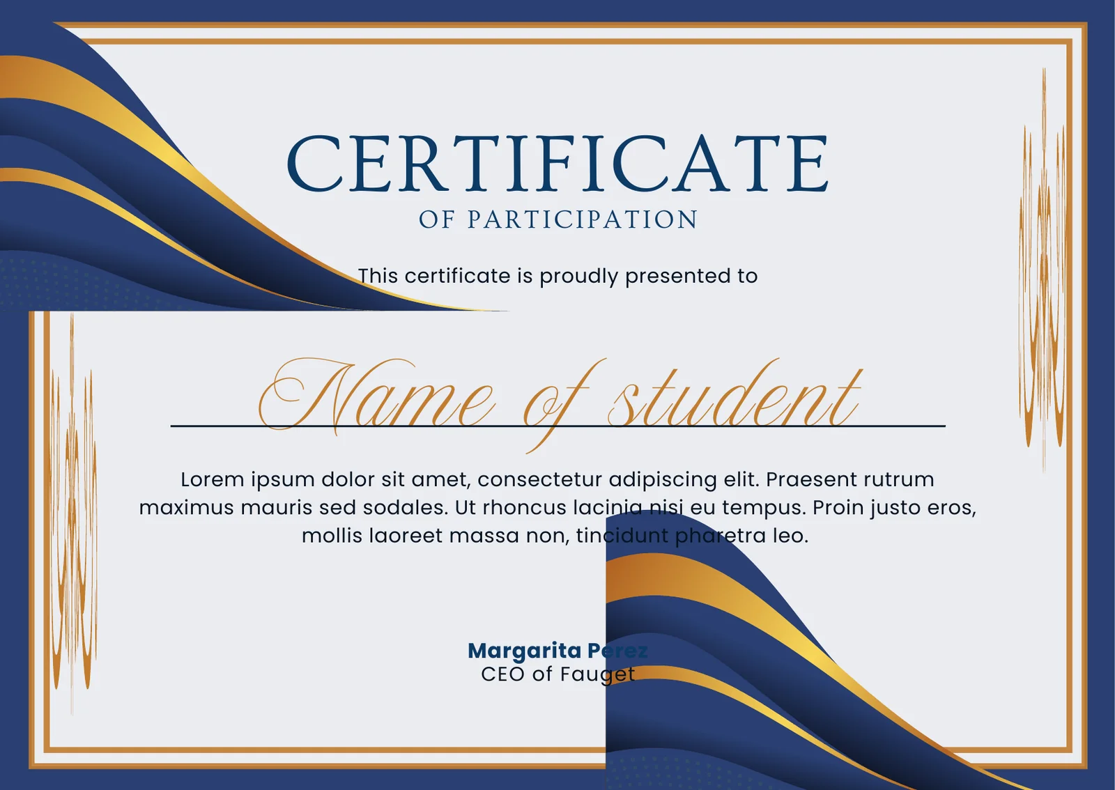 Professional Sertifikat shabloni (O‘quv markazlari va kurslar uchun, PPT)