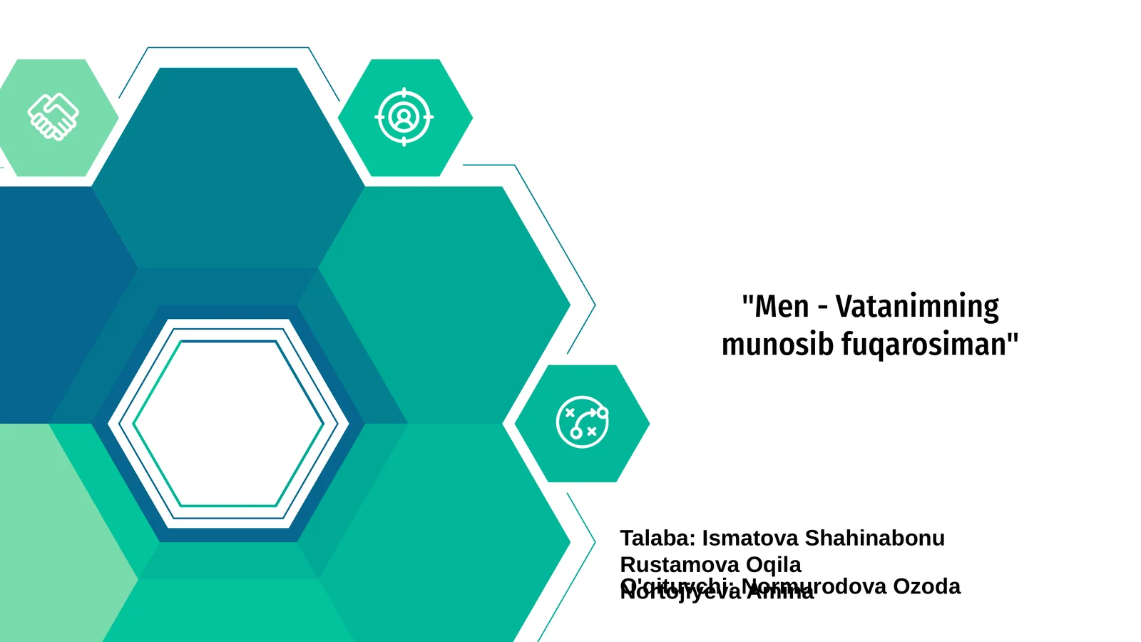 Men - Vatanimning munosib fuqarosiman