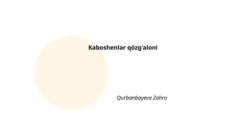 Kaboshenlar qózg'aloni