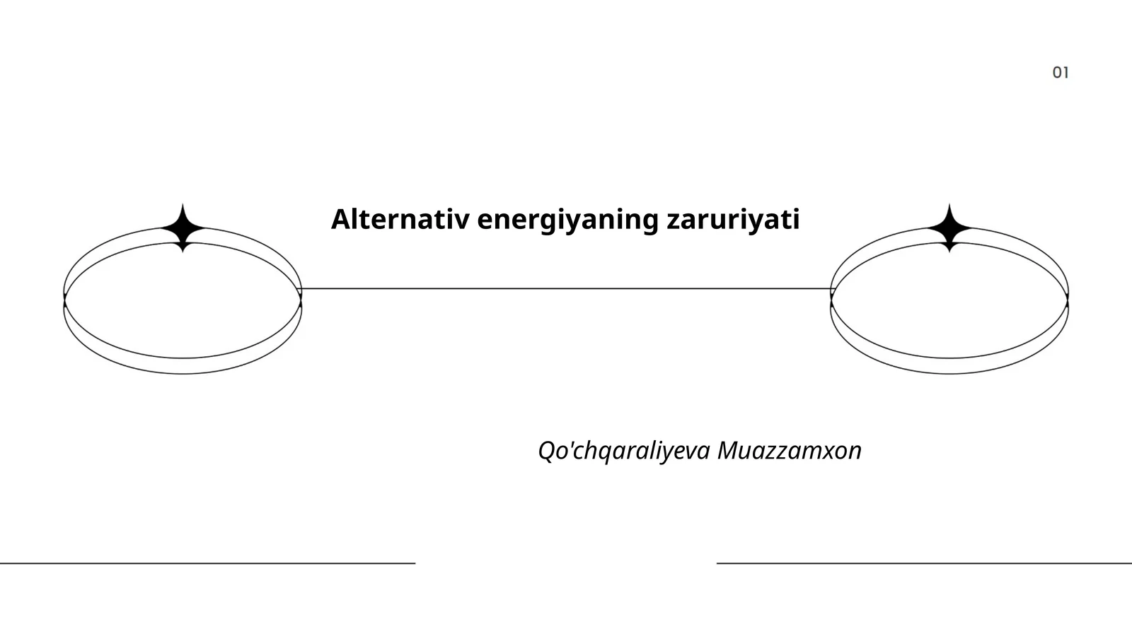 Alternativ energiyaning zaruriyati