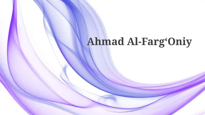 Ahmad Al-FargʻOniy
