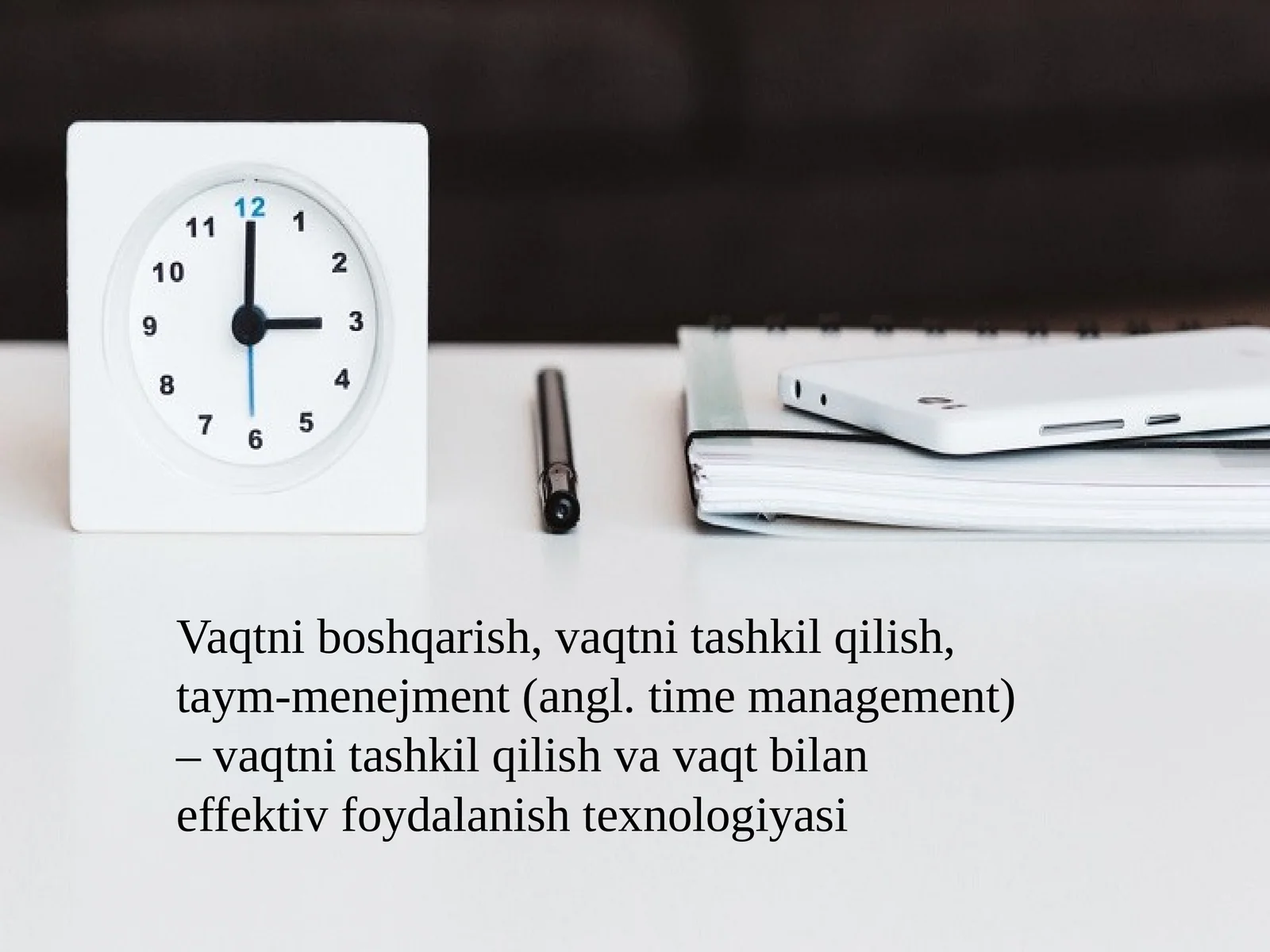 Vaqtni boshqarish