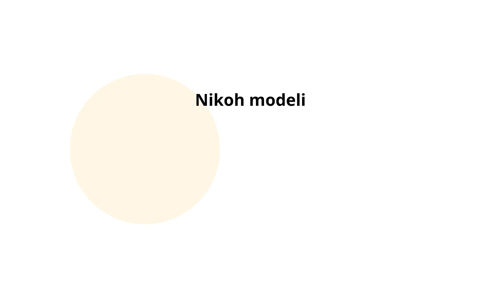 Nikoh modeli
