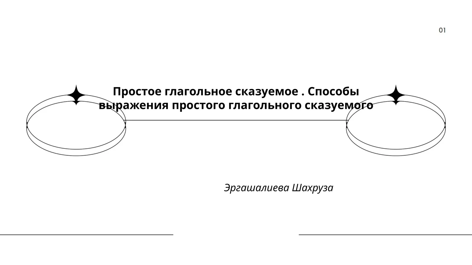 Простое глагольное сказуемое. Способы выражения простого глагольного сказуемого