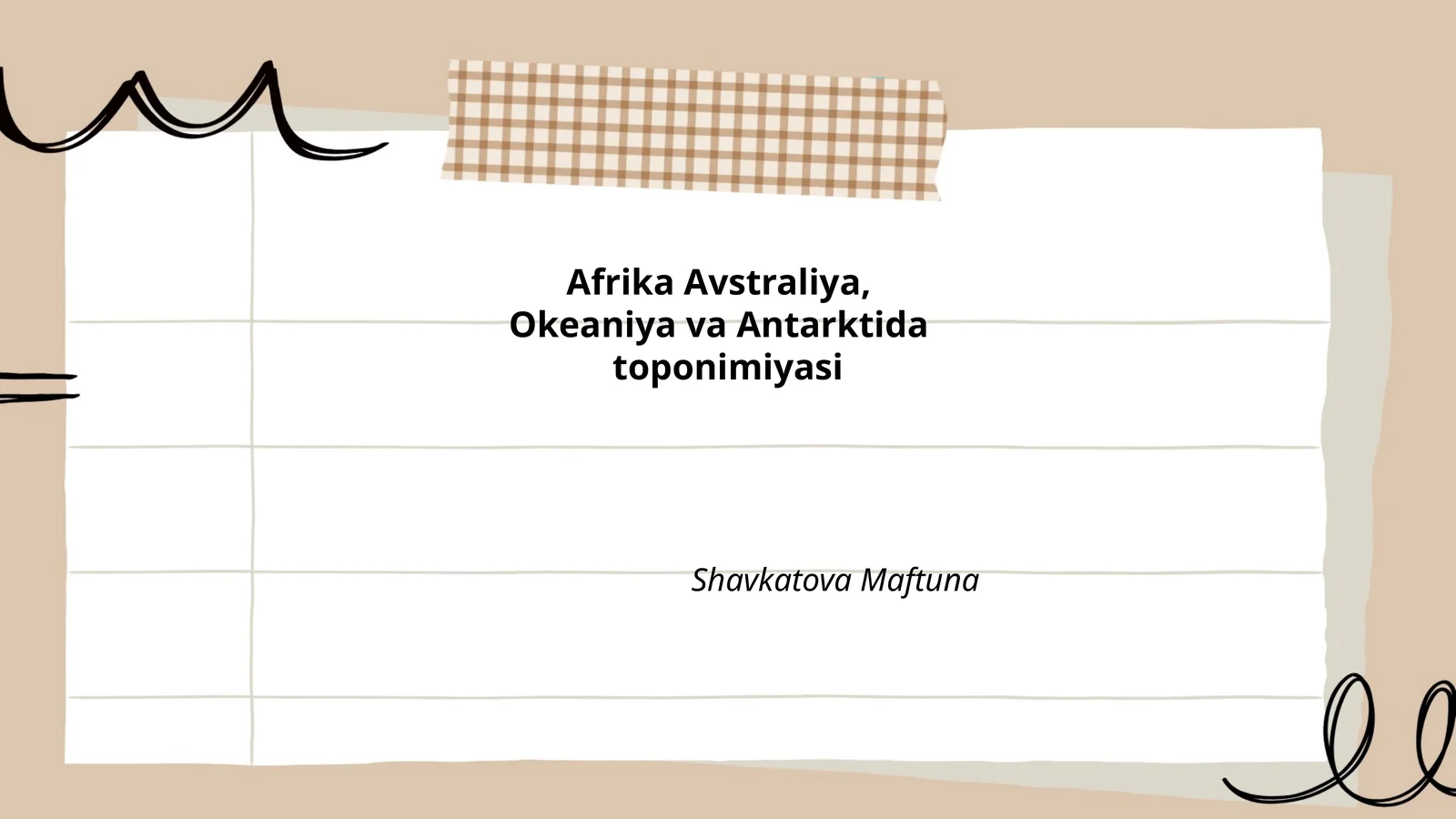 Afrika Avstraliya, Okeaniya va Antarktida toponimiyasi