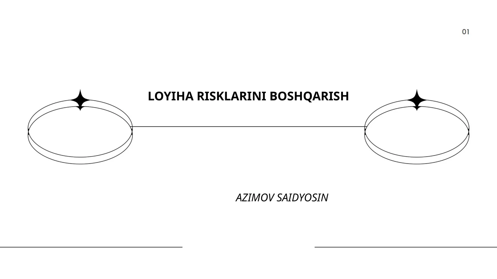 LOYIHA RISKLARINI BOSHQARISH