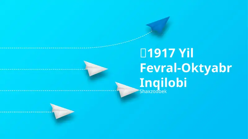 1917 Yil Fevral-Oktyabr Inqilobi