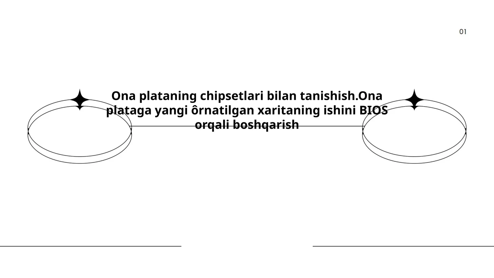 Ona plataning chipsetlari bilan tanishish