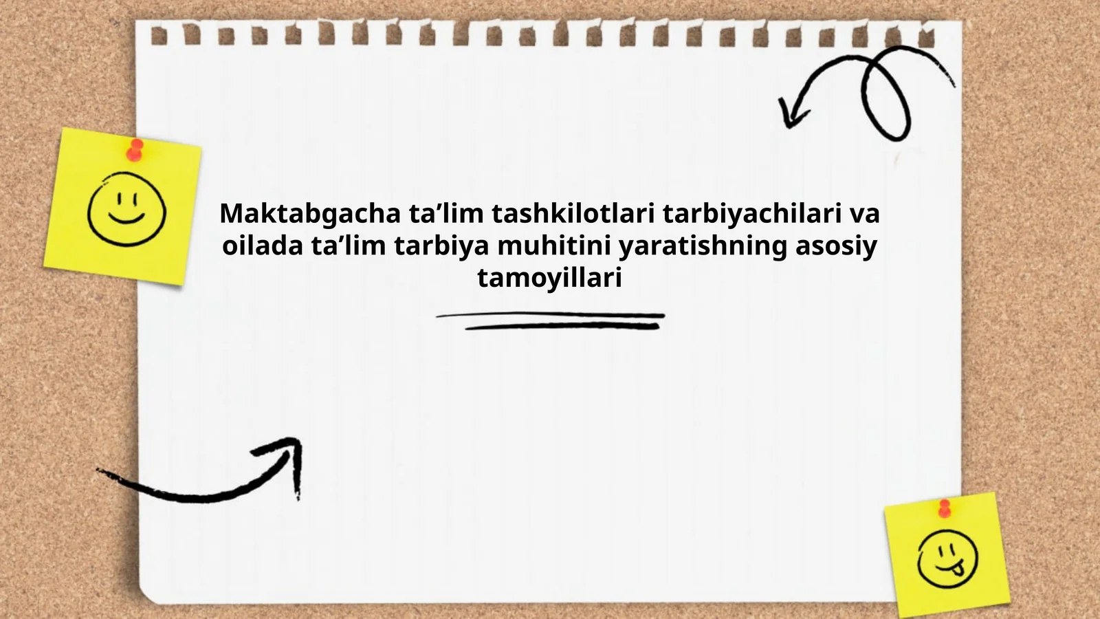 Maktabgacha ta'lim tashkilotlari tarbiyachilari va oilada taʼlim tarbiya muhitini yaratishning asosiy tamoyillari