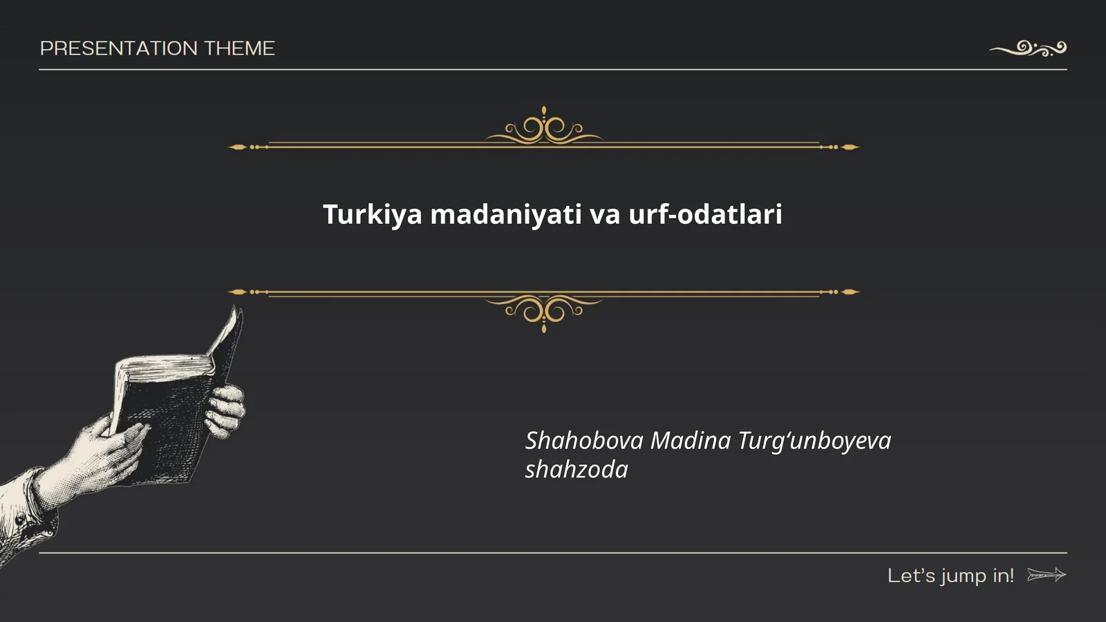Turkiya madaniyati va urf-odatlari