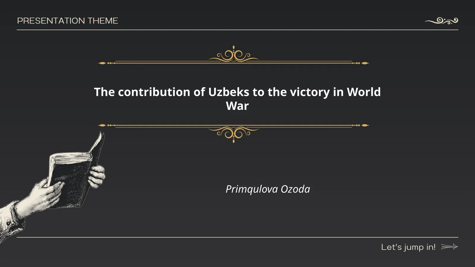 The contribution of Uzbeks to the victory in World War
