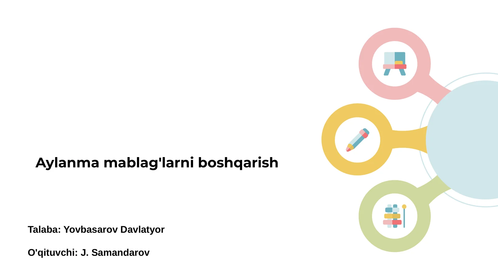 Aylanma mablag'larni boshqarish