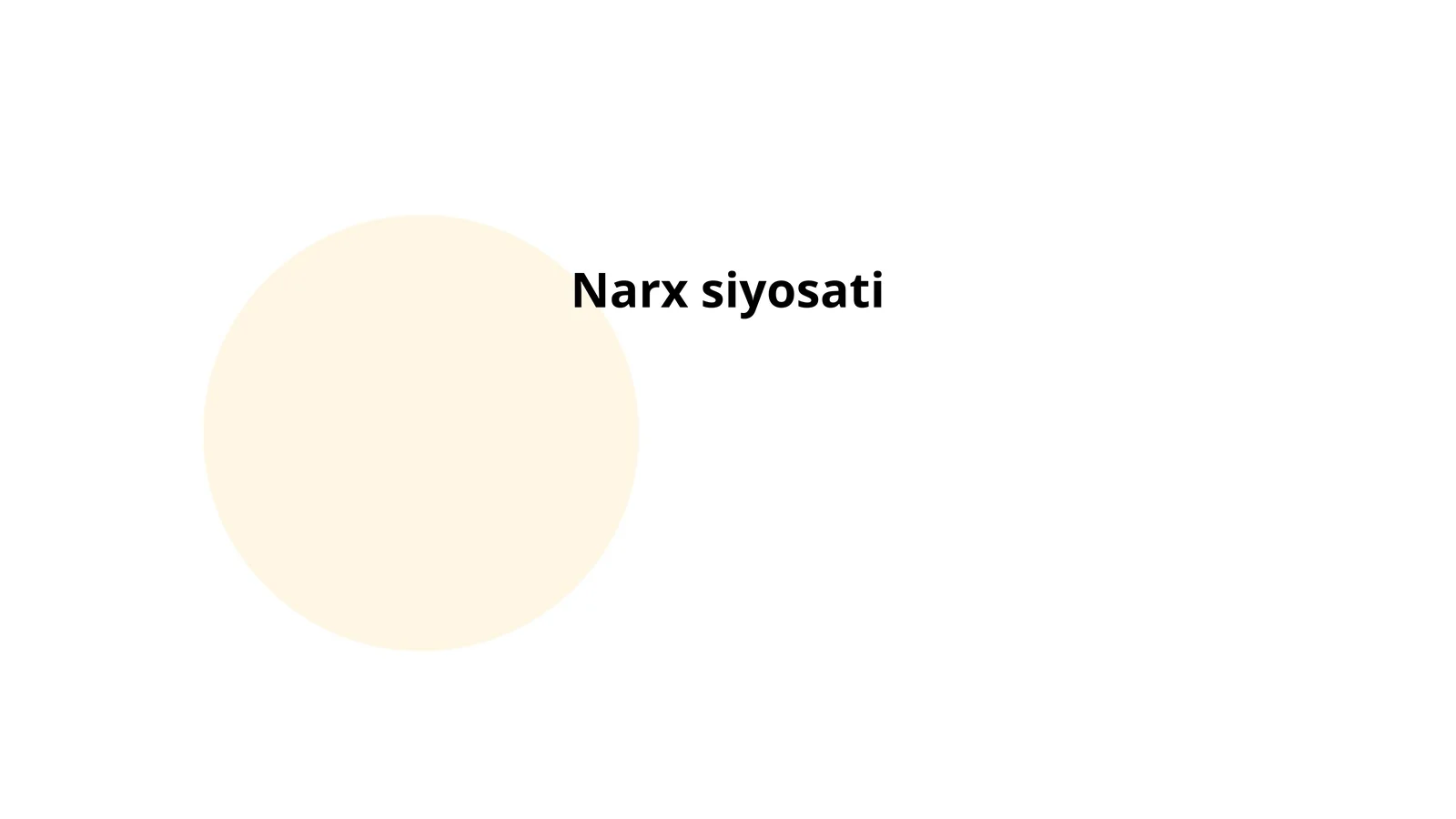 Narx siyosati