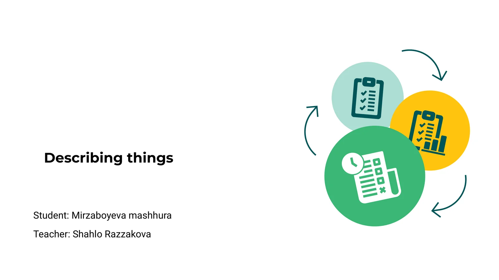 Noun and Pronoun Description Lesson