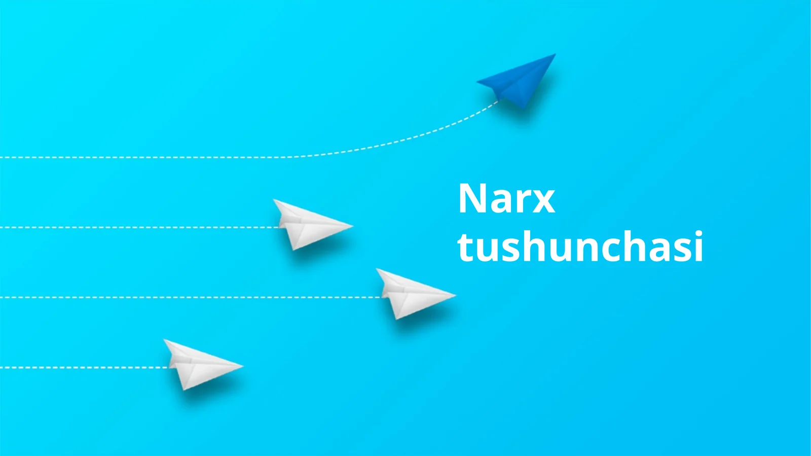 Narx tushunchasi