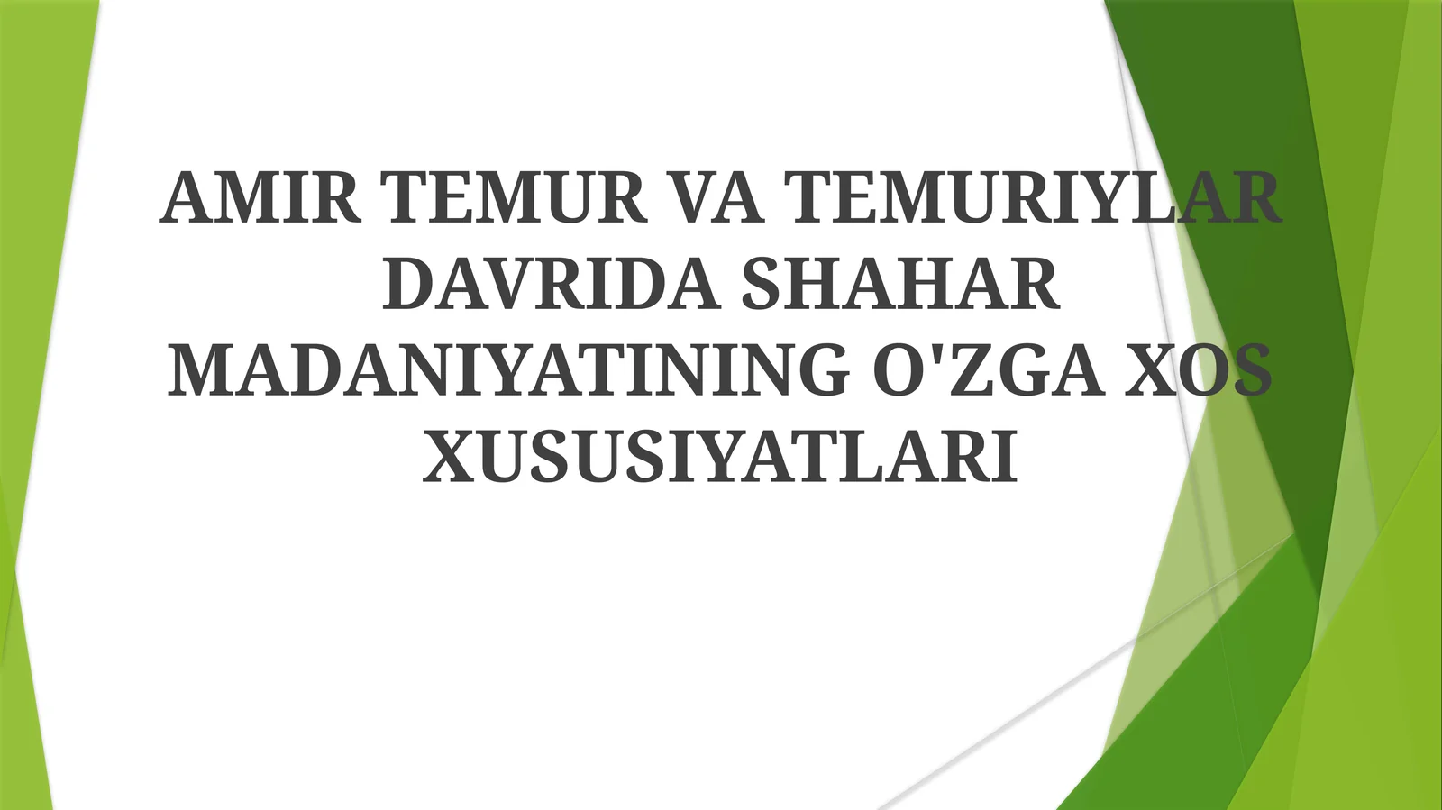 Temuriylar shaharlari