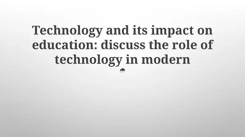 Shaxsiylashtirilgan Ta'lim Tajribalari