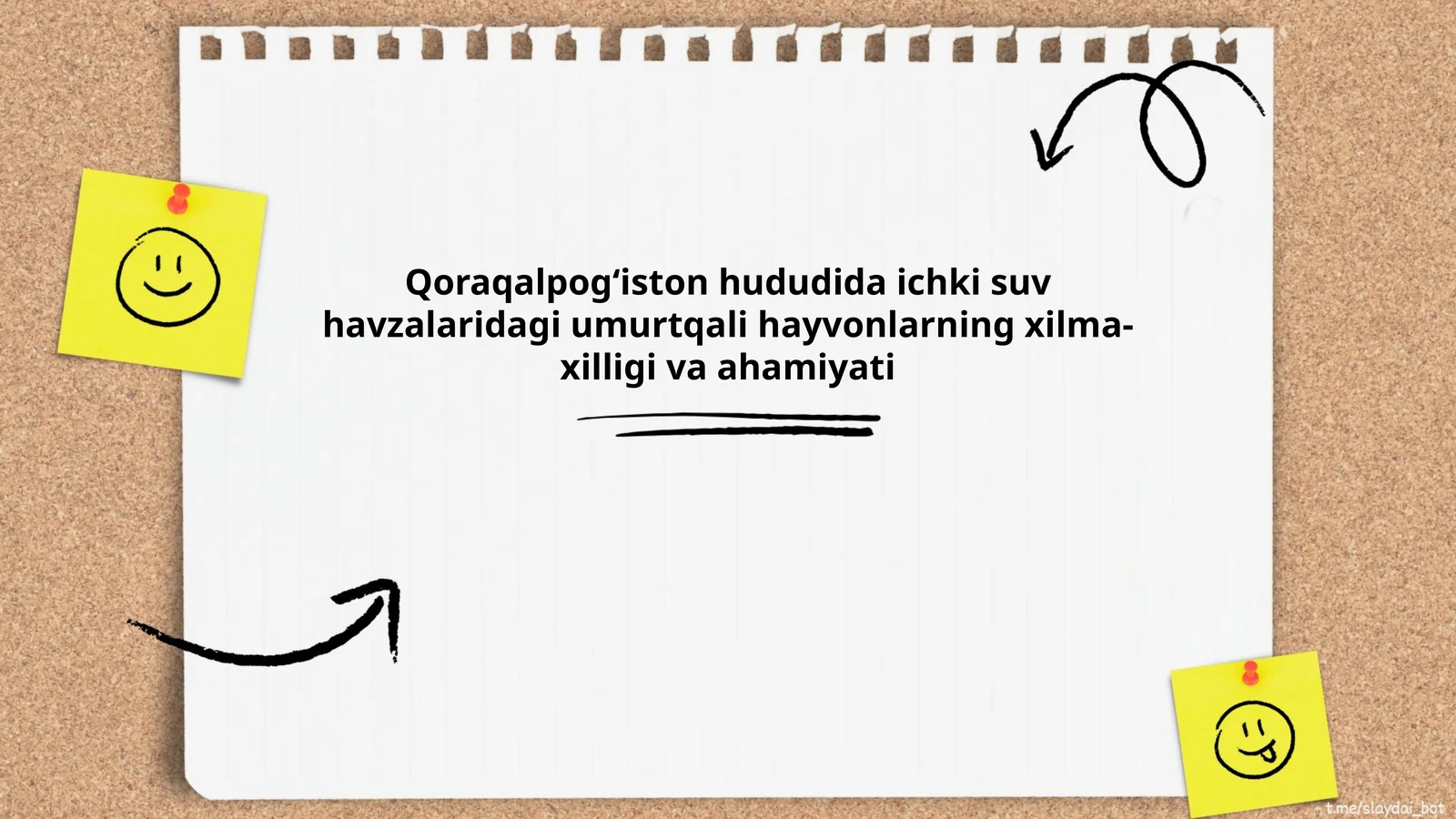 Qoraqalpogʻiston hududida ichki suv havzalaridagi umurtqali hayvonlarning xilma-xilligi va ahamiyati