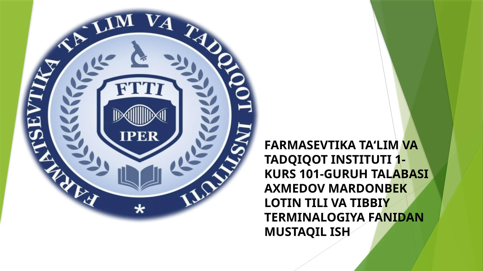 Tibbiyotda lotin - yunon mifologiyalari