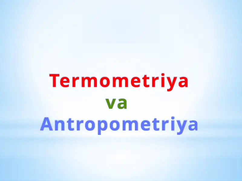 Termometriya