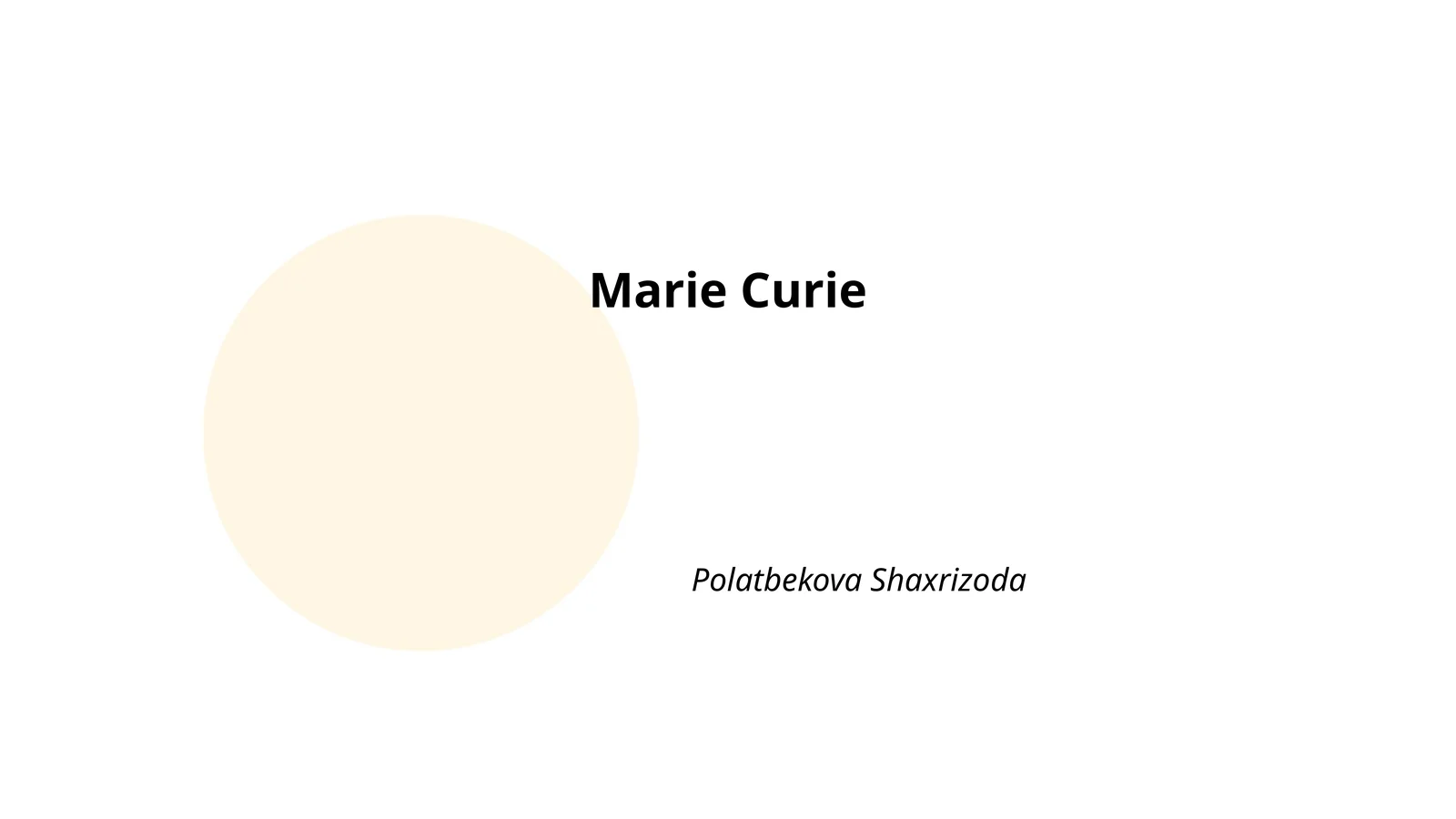 Discovery of Polonium