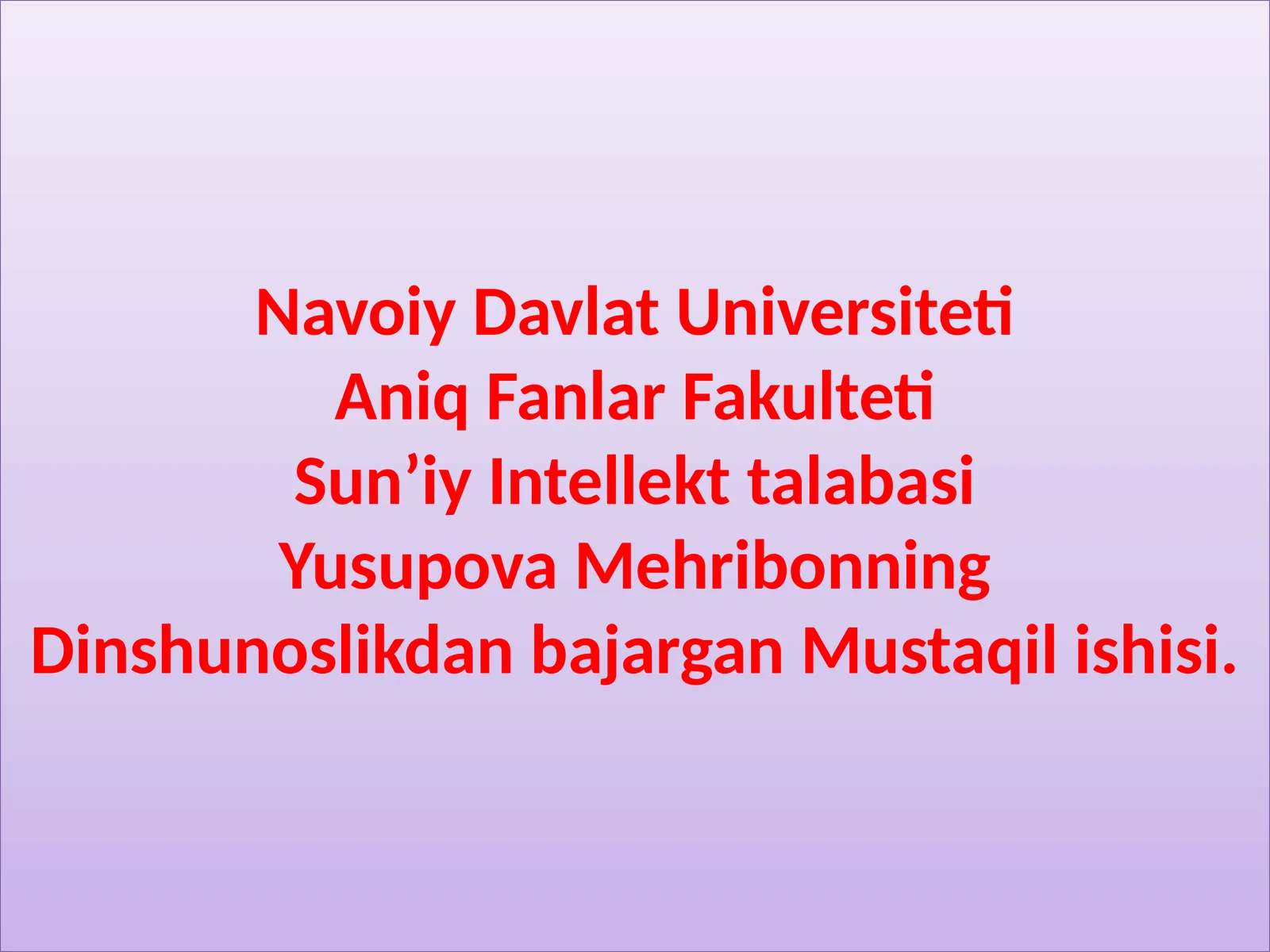 Al-Buxoriy va at-Termiziyning hadislari manolari.