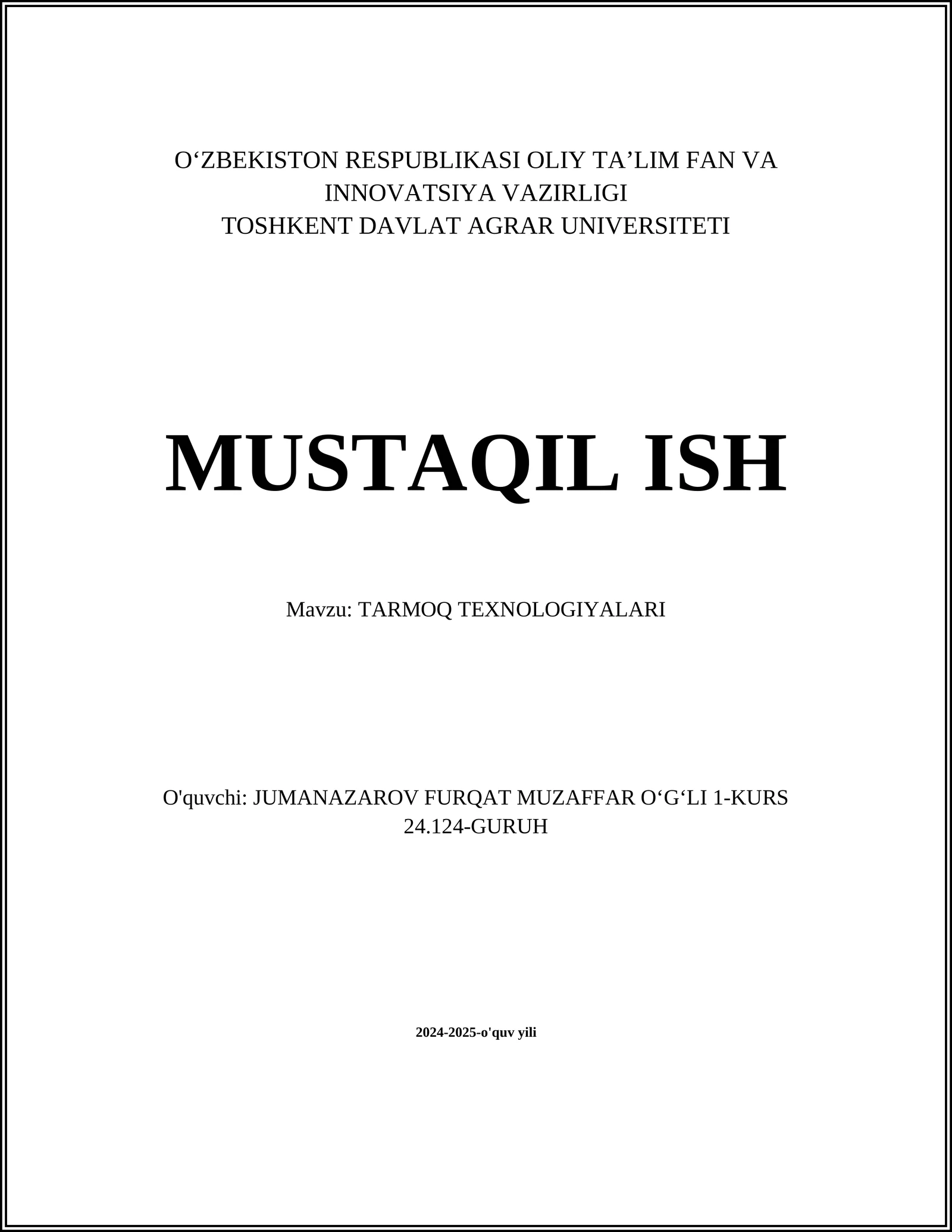 Biometriya texnologiyalari