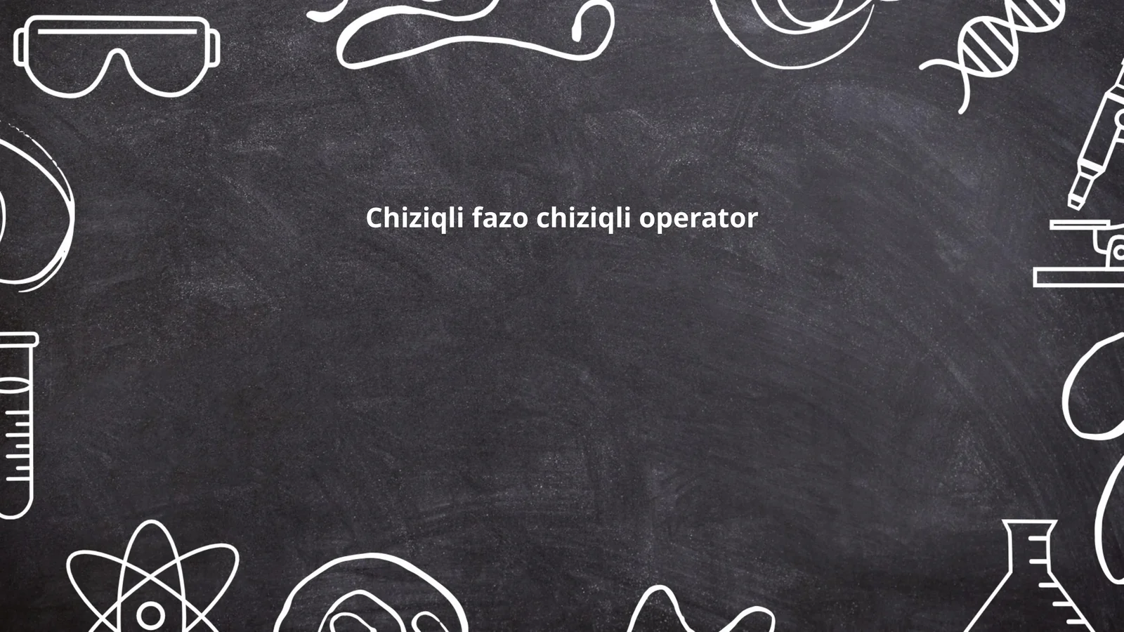 Chiziqli fazo chiziqli operator