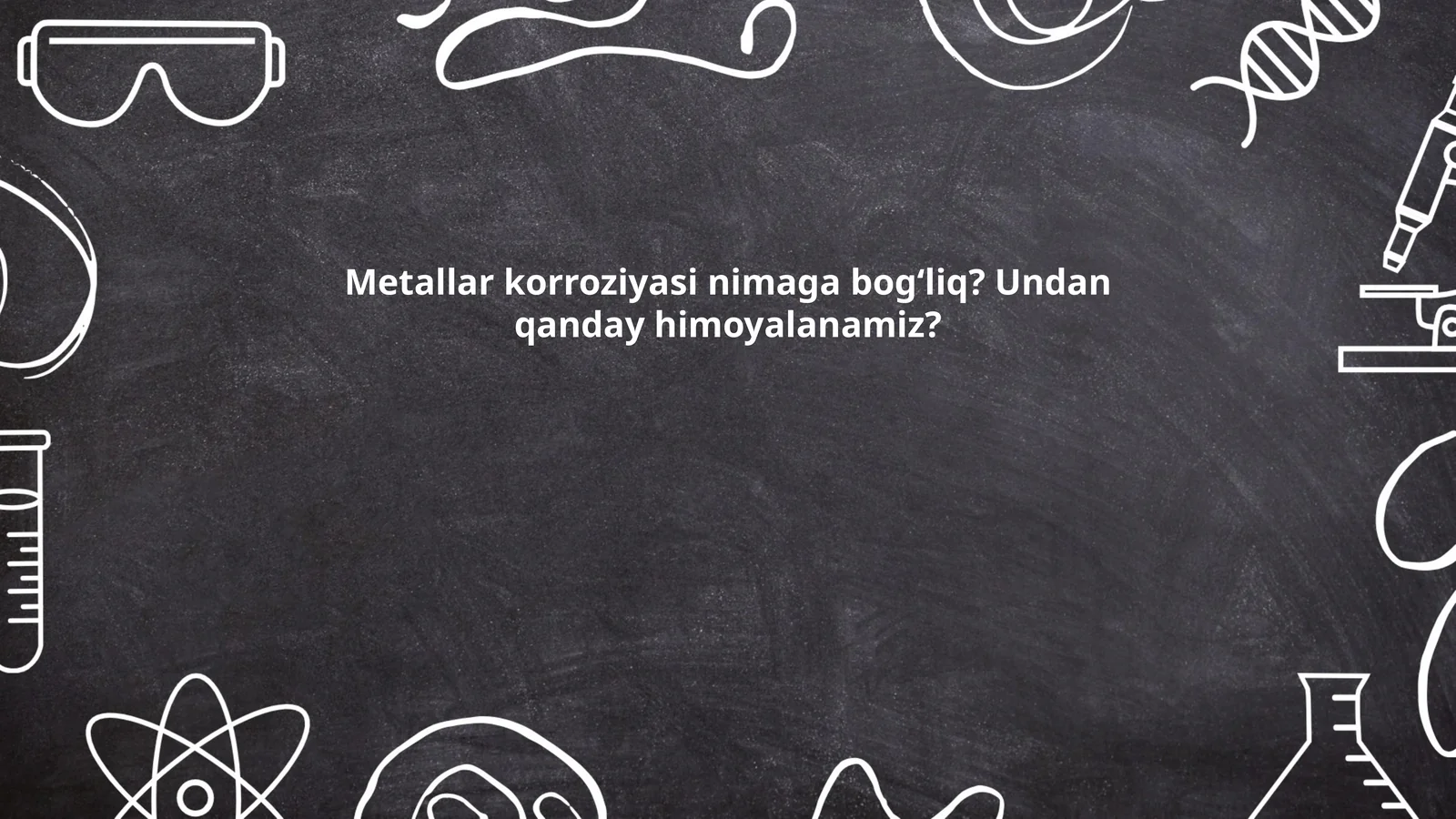 Metallar kimyoviy xossalari