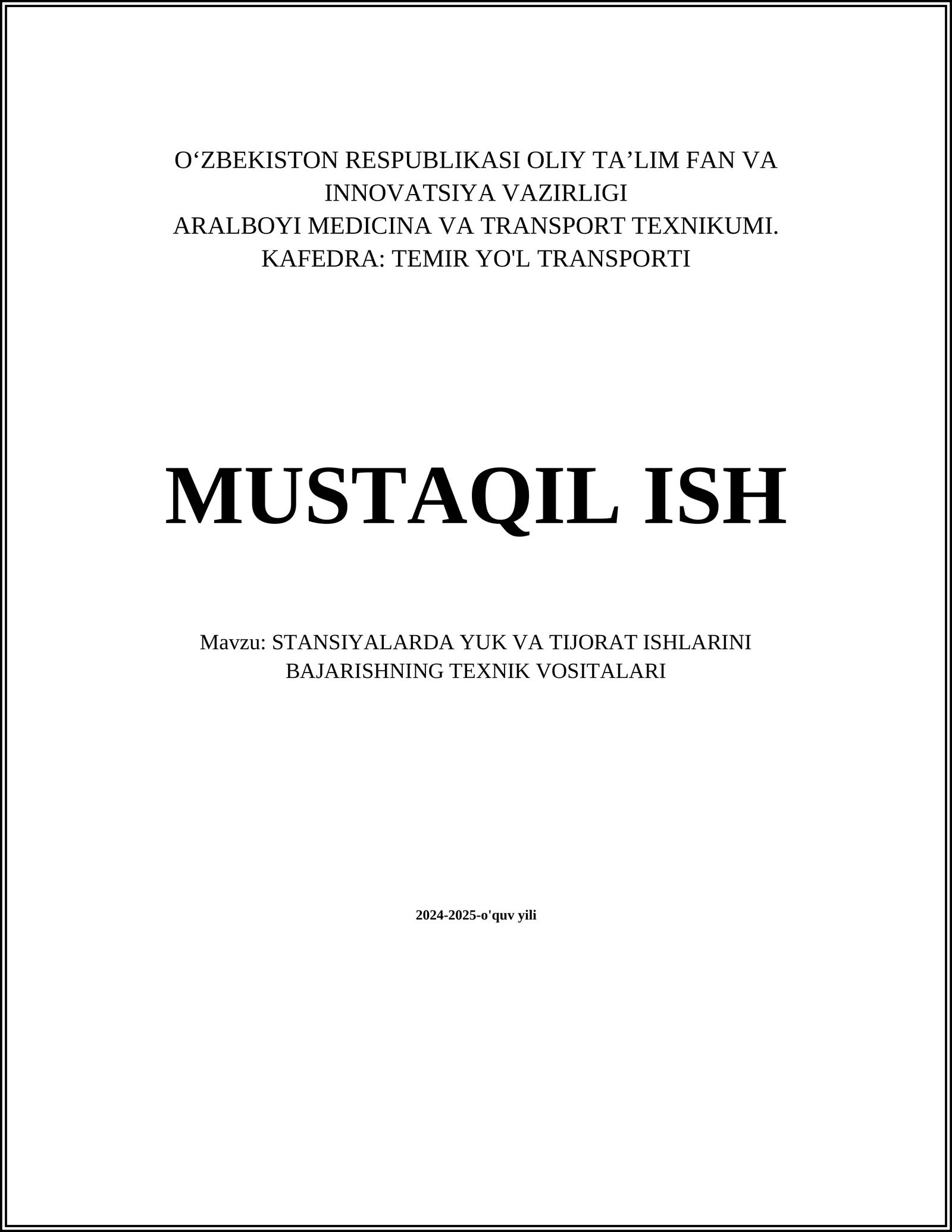 Yük tashish transport vositalari