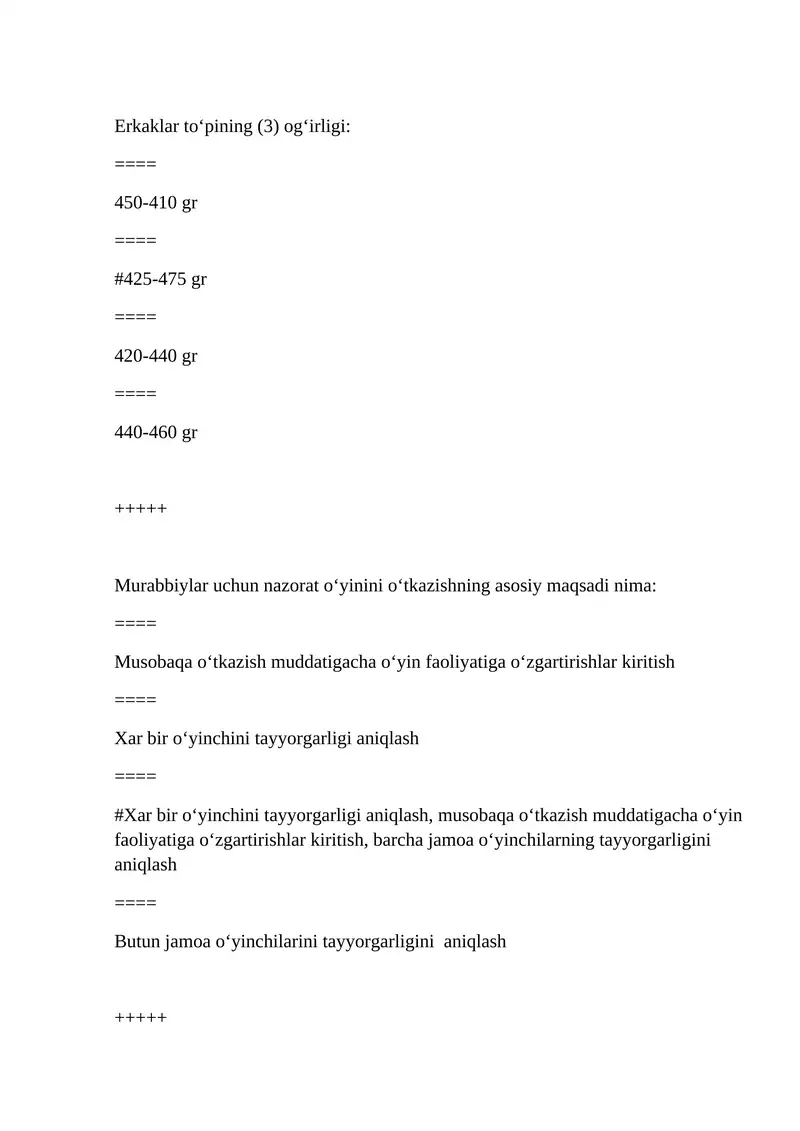 Taym-aut kartochkasi o‘lchami