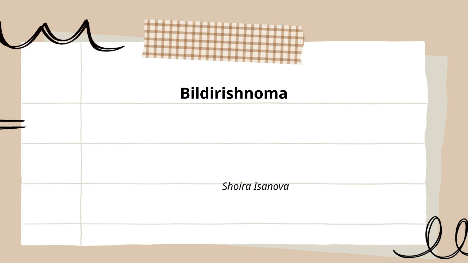 Bildirishnoma