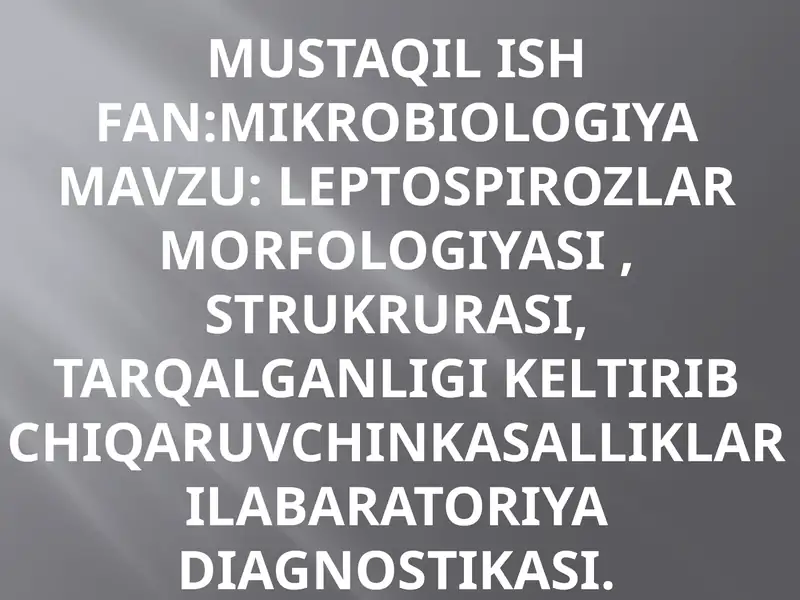 Mikrobiologiya