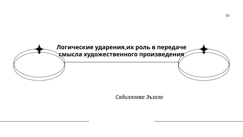 Логические ударения, их роль в передаче смысла художественного произведения