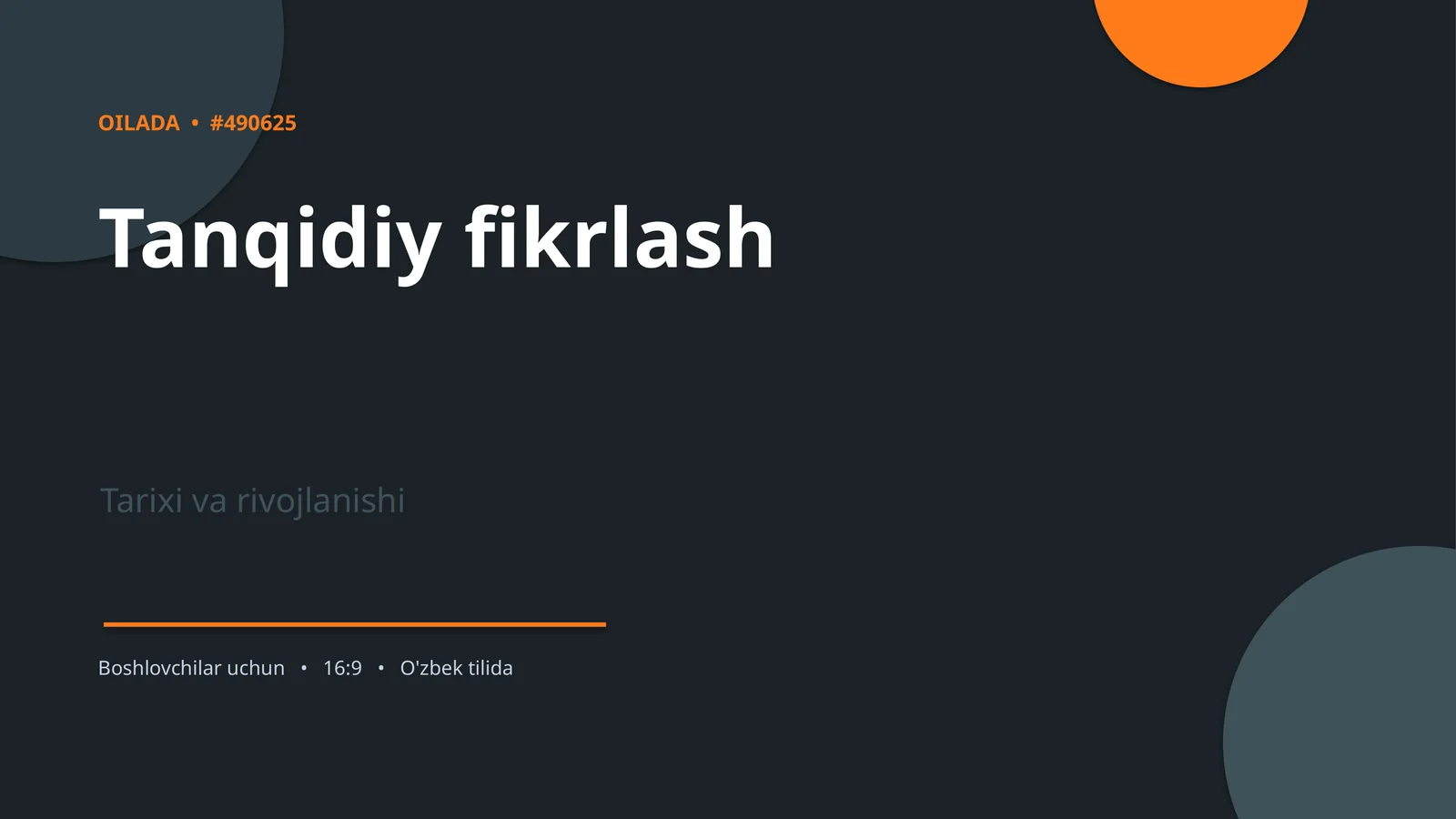 Tanqidiy fikrlash