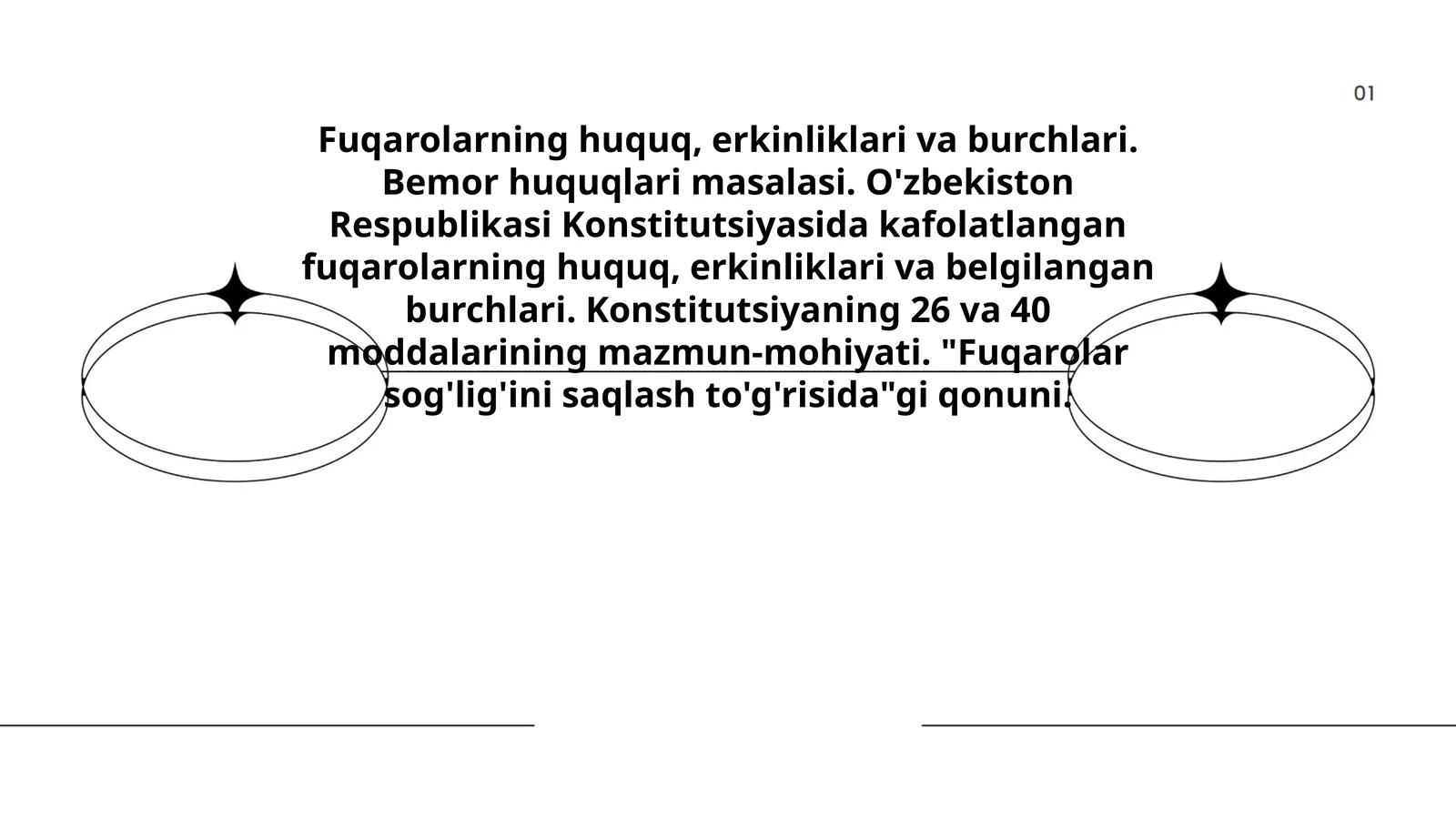 Fuqarolarning huquq, erkinliklari va burchlari