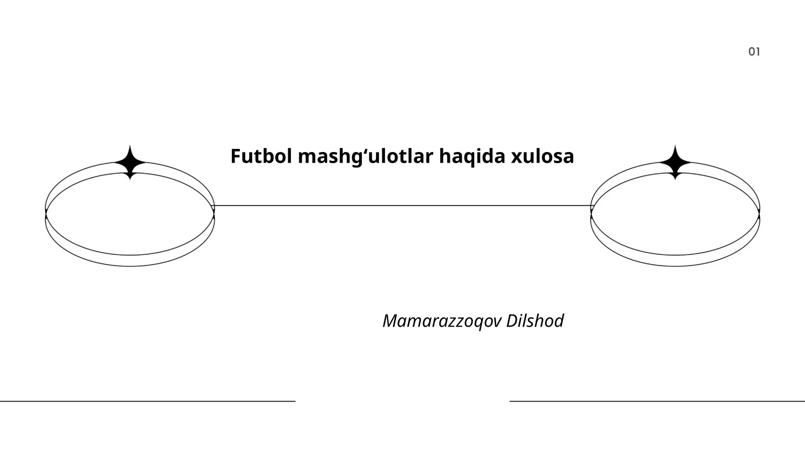 Futbol mashgʻulotlar haqida xulosa