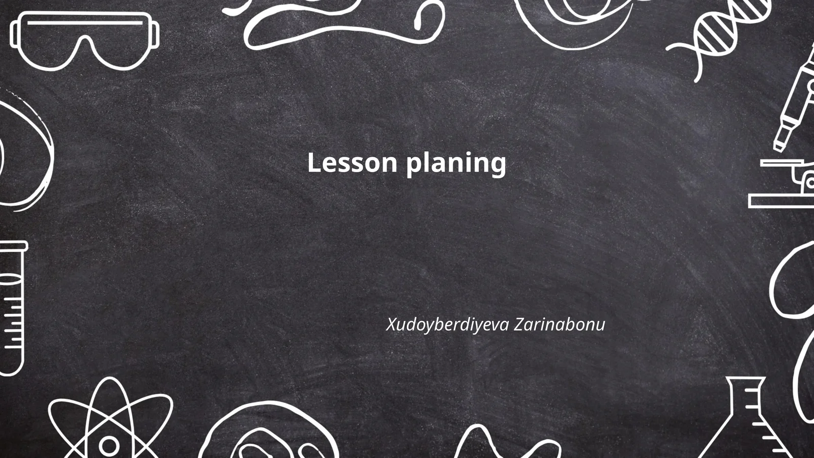 Lesson planing