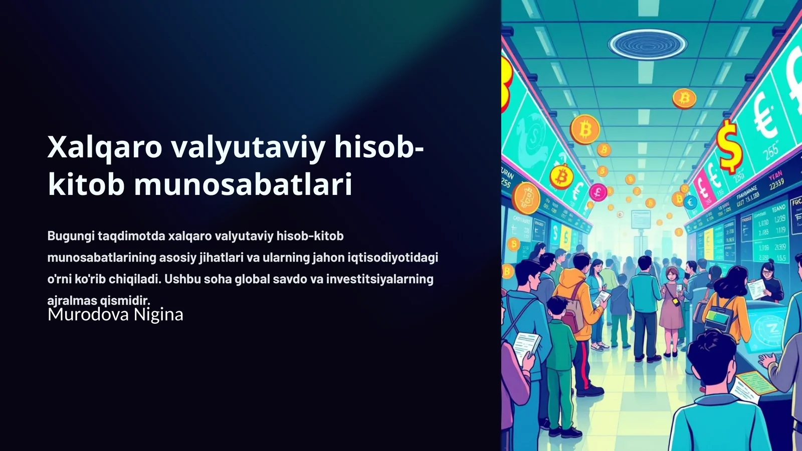 Xalqaro valyutaviy hisob-kitob munosabatlari