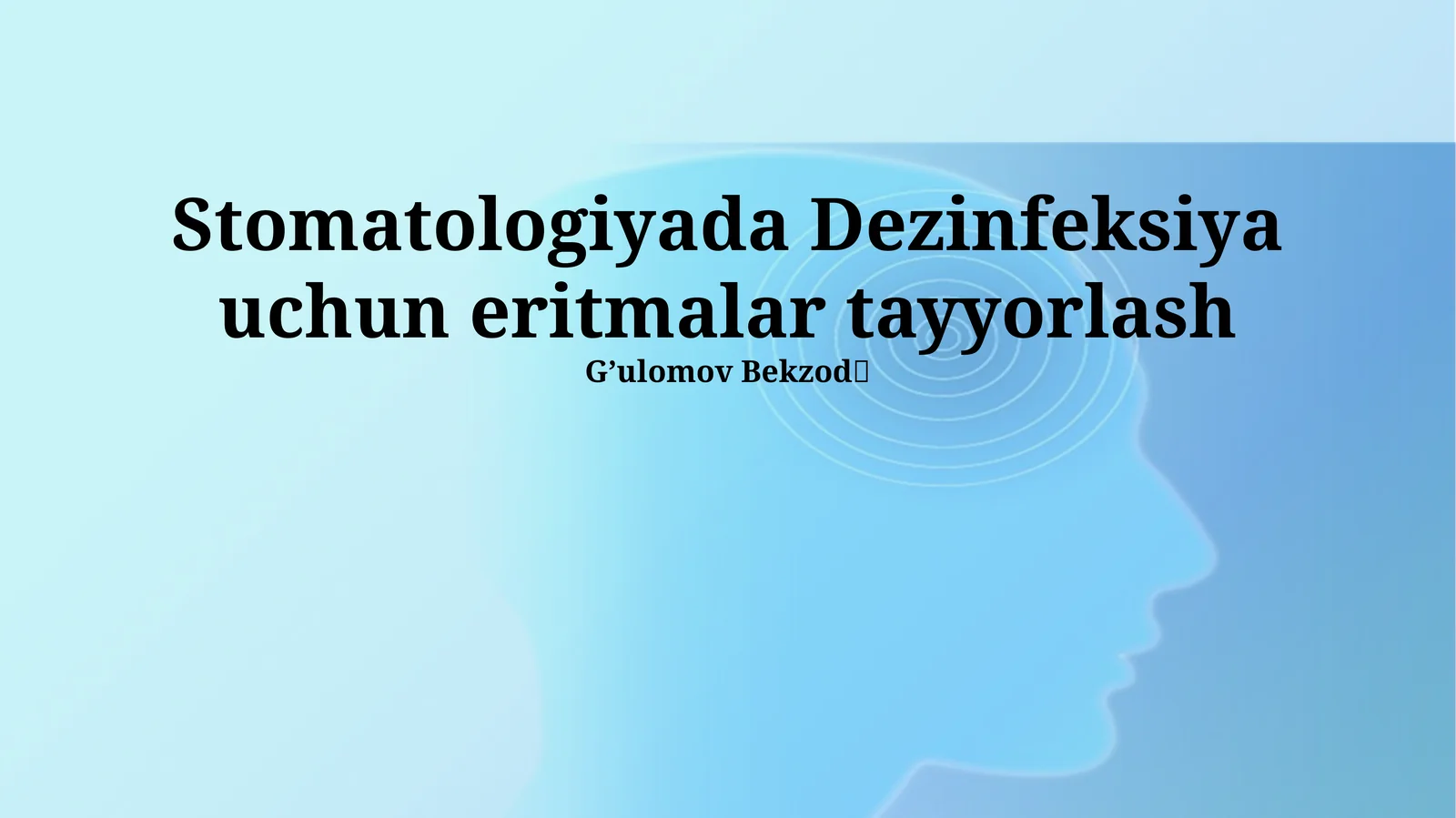 Dezinfeksiya eritmalari