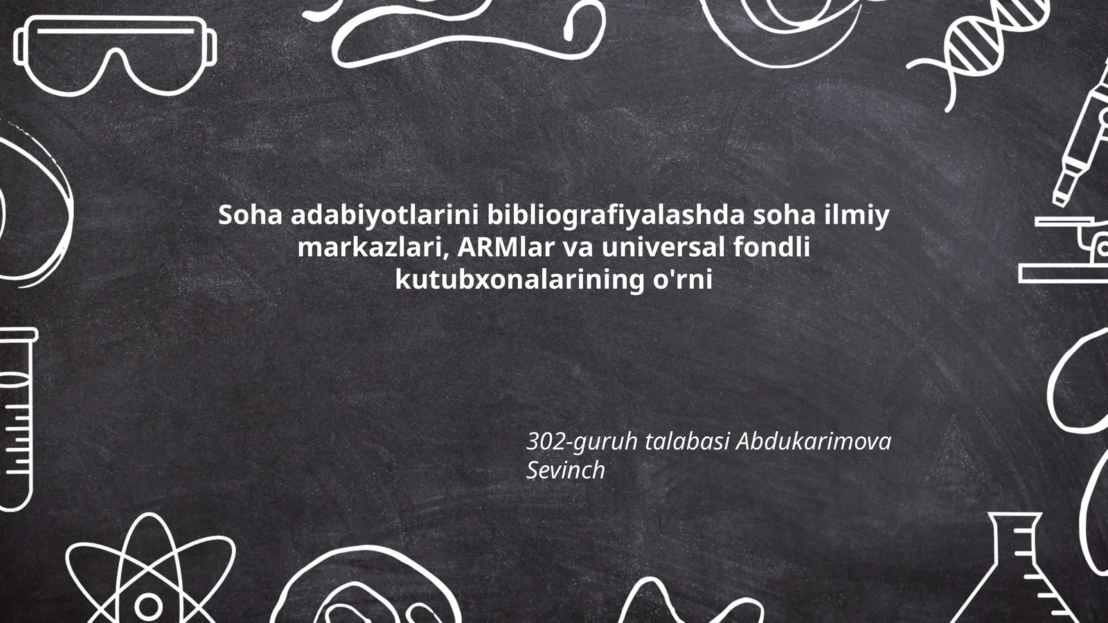 Soha adabiyotlarini bibliografiyalashning ahamiyati