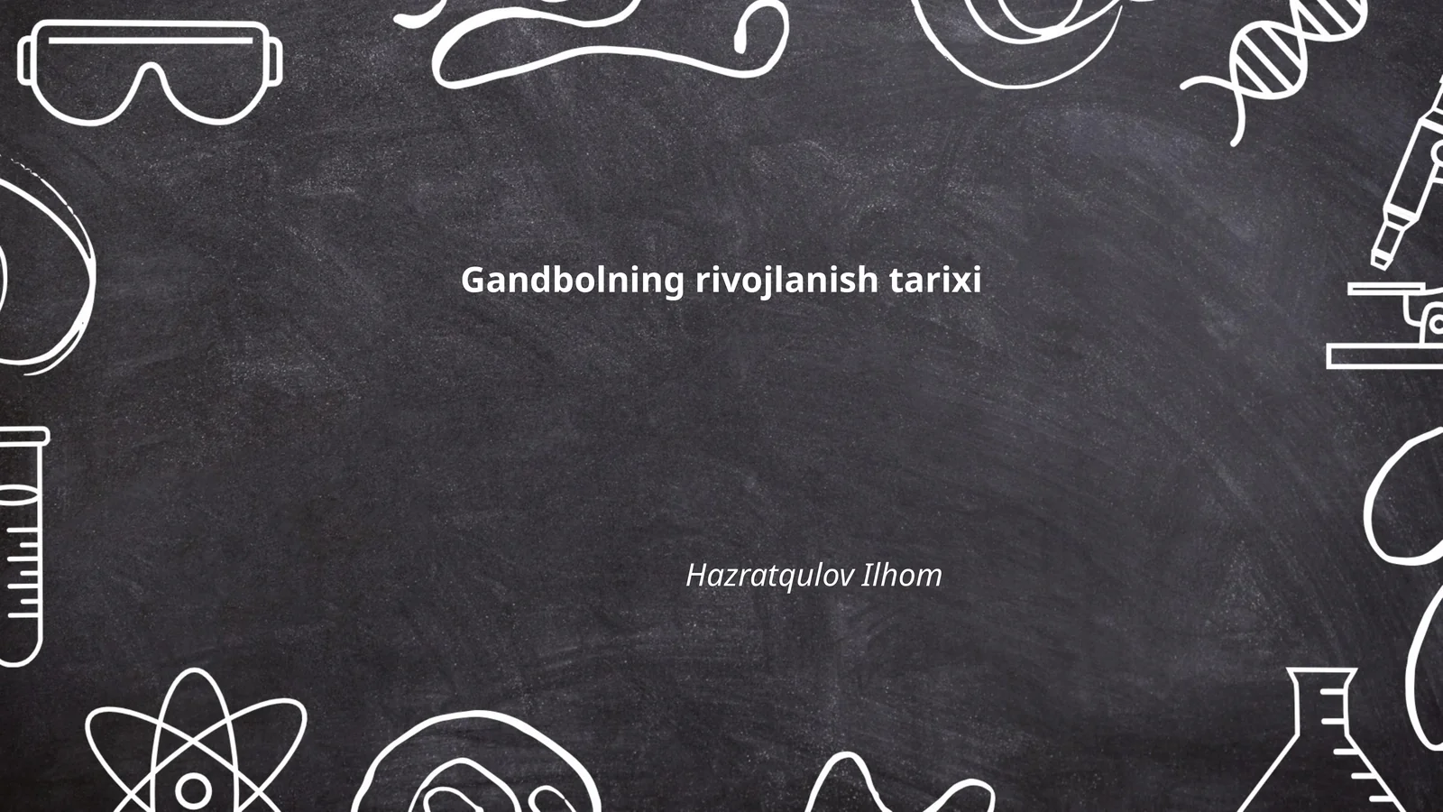 Gandbolning rivojlanish tarixi
