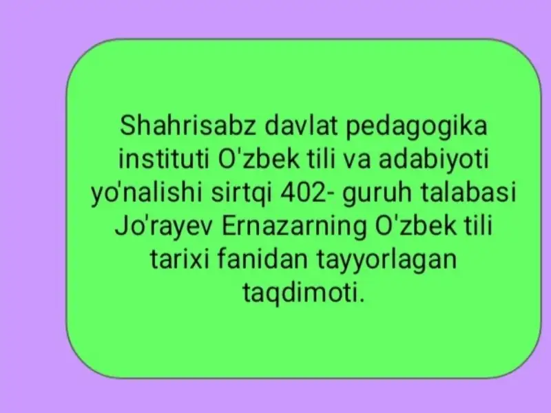 Furqat shoirining hayoti va ijodi