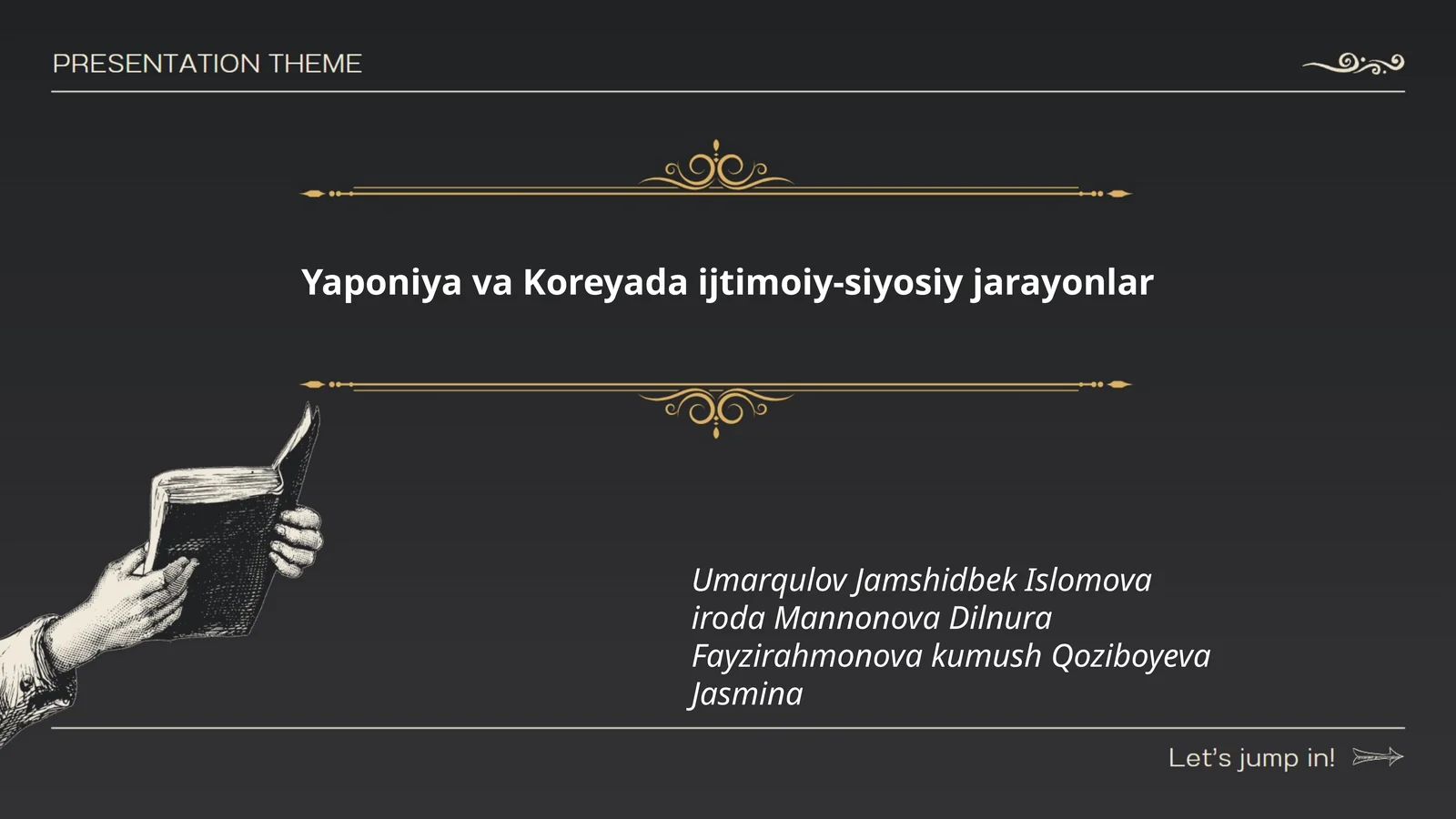 Yaponiya va Koreyada ijtimoiy-siyosiy jarayonlar